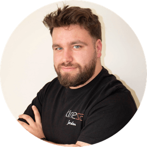 Zwart-wit portretfoto